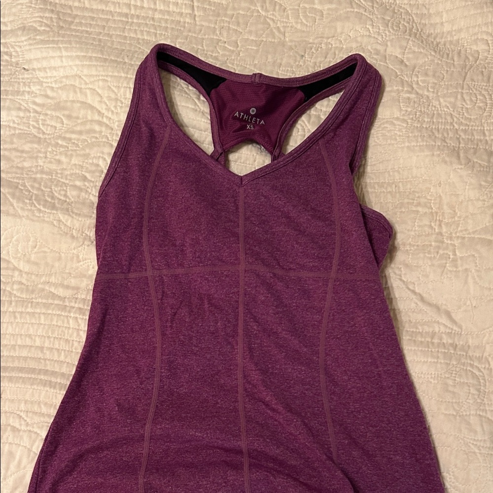 Athleta Berry Racerback Tank